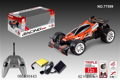 RACING BUGGY remote control car pack AA batteries and 9 v - OBL630443