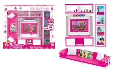 In the sitting room sofa bookcase put (light music and scroll the screen) - OBL630620