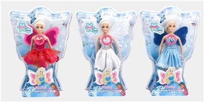 11.5-inch real cabbie butterfly fairy with light wings - OBL630662