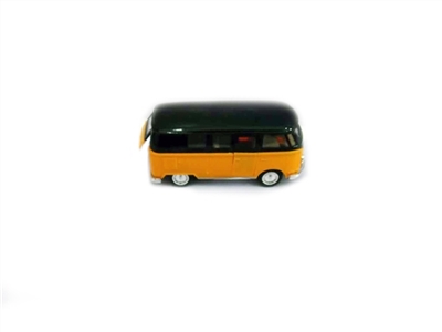 1:32 alloy back to Volkswagen van red, yellow, orange, blue four color orange Can drive a car door 1 - OBL630727