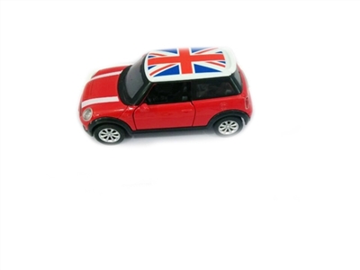 1:32 MINI alloy back to bring light printing British flag is red, yellow, grey, blue four color oran - OBL630729