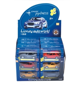 1:32 alloy warrior sports cars, 3 3 color, the door can be open (display box, a dozen to a box) - OBL630731