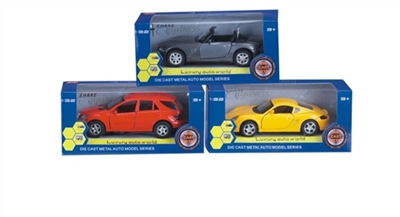 1:32 alloy warrior sports car, 3 3 color, can open door, window box only a box of silver grey, porsc - OBL630733