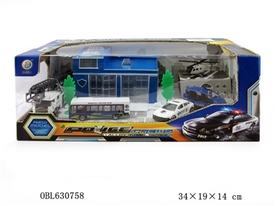 Alloy police scene combination series - OBL630758