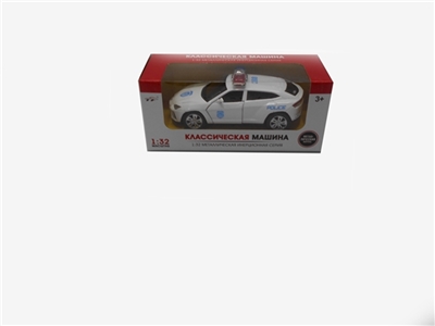 1:32 兰博基尼 合金回力警车   可开门 俄文 - OBL630911