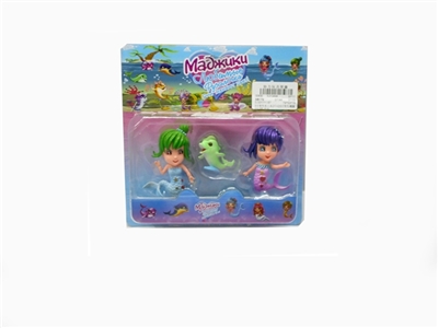 3 color mermaid 2 only 2.5 inches color dolphins 1 3 only finished products - OBL631340