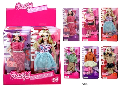 11.5寸芭比流行服饰(12pcs) - OBL631425