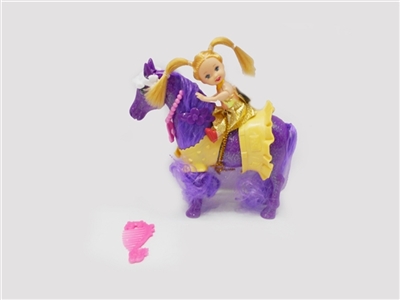 裙装喷金饰品马套+公仔 - OBL631503