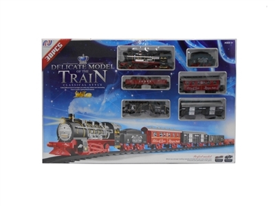 Smoking electric rail train set - OBL631623