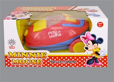 MINNIE MOUSE 吸尘器（包电.3粒2号电池.带灯光和仿真声) - OBL631643