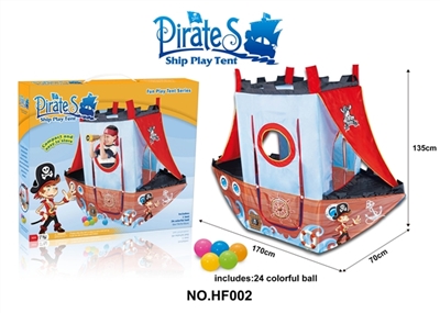 Pirate ship tents (with 24 goals) - OBL632072