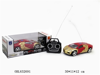 Iron man four-way remote control car - OBL632691