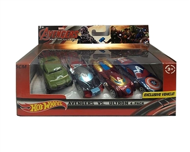 复仇者联盟1：64合金车，11款混装 - OBL633097