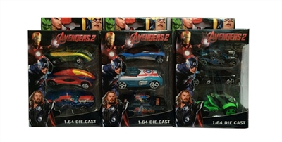复仇者联盟合金车1:64（滑行） - OBL633106