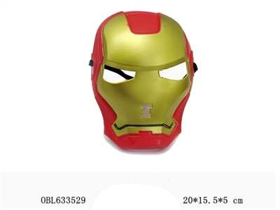 Plastic iron man mask - OBL633529