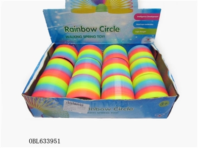 Mixed color rainbow circle of 12 PCS - OBL633951