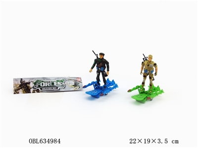 Pedal back in chariot soldier - OBL634984