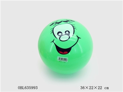 9寸印表情标充气香味球 - OBL635993