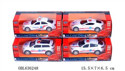 1:36医疗合金车（回力开门灯光音乐） - OBL636248