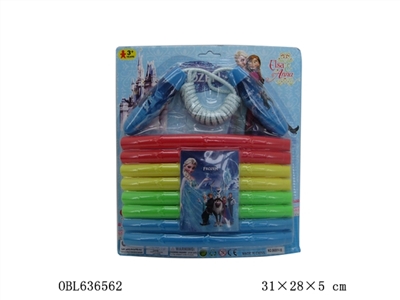 Snow and ice colors jump rope and hula hoops 2 in 1 set - OBL636562