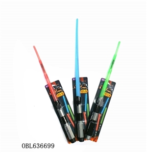78 cm long Star Wars weapons card installed, three colors (with light sound) without scaling - OBL636699