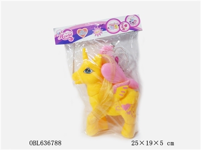 高档糖胶马带魔仙棒加马镜子加马梳子 - OBL636788