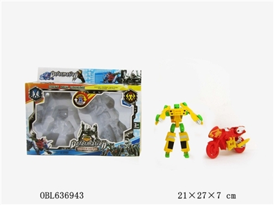 Deformation of automobile motorcycle - OBL636943