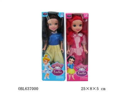 9寸实身迪斯尼美少女6色混装 - OBL637000