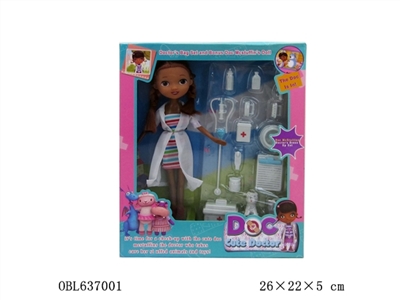 9寸实身医具芭比娃娃 - OBL637001