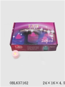 24 to 1 box package electric white candles for light - OBL637162