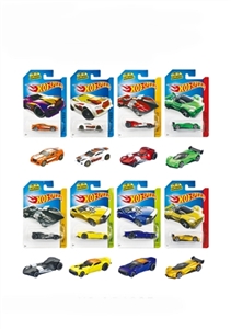 Conventional 1:6 4 alloy car (4, 2 color each style) - OBL637651