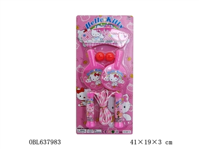 KT cat table tennis and skip rope - OBL637983