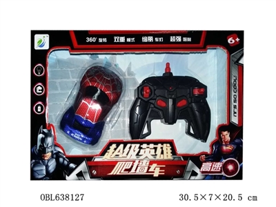Spider-man a key to remote control wall climbing car automatic demonstration - OBL638127