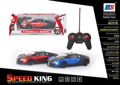 Remote control car window of four lit the bugatti simulation - OBL638174