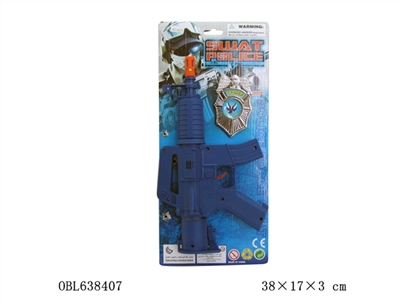 （黑色）惯性枪加警徽 - OBL638407
