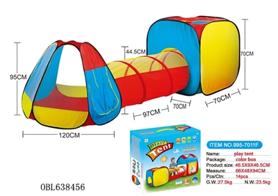 Triad children tents fit tunnel tube play house - OBL638456