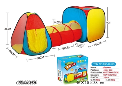 Triad children tents fit tunnel tube play house - OBL638458