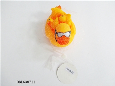 搪塑眼镜子母鸭 - OBL638711