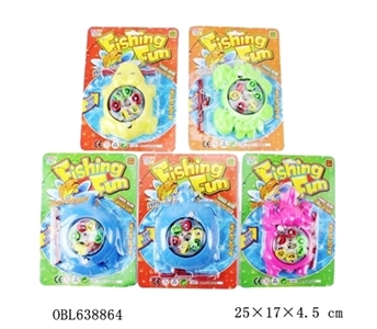 上链钓鱼（5款混装）带磁铁 - OBL638864