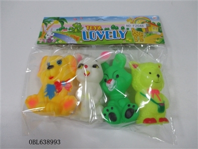 Four zhuang lining plastic animal - OBL638993