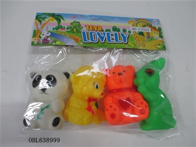 Four zhuang lining plastic animal - OBL638999