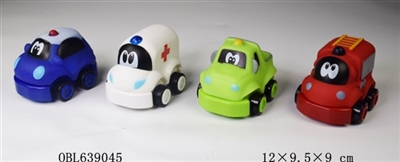 Q版搪胶惯性车 - OBL639045