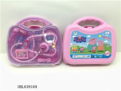 Pepe pigs with medical suits with light and sound (bag) - OBL639169