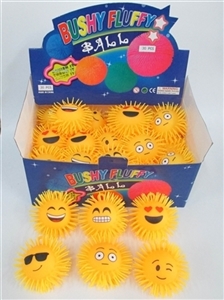 Box of 30 small zhuang six expression flash maomao ball - OBL639241