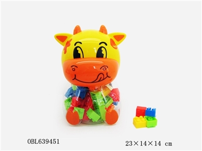 奶牛罐益智积木36PCS - OBL639451