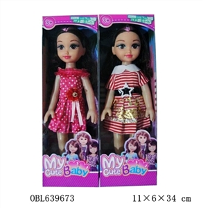 14寸肥童空心音乐大眼妹两款混装 - OBL639673