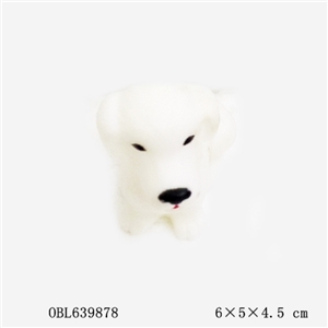 浴室戏水动物小白狗 - OBL639878