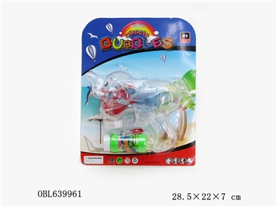 透明有自抽有灯光惯性泡泡枪 - OBL639961