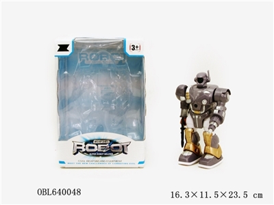 Electric sound robots walk - OBL640048
