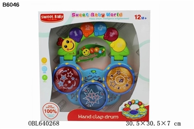 Cool hand clap drum (white and blue two colors mixed) - OBL640268